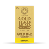 GOLD BAR RELOAD BATTERY + POD LEMON ICE (10)